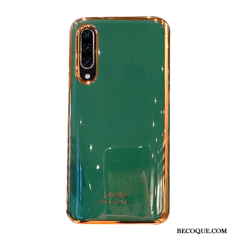 Mi 9 Lite Coque Jeunesse Simple Incassable Créatif Placage Couleur Unie