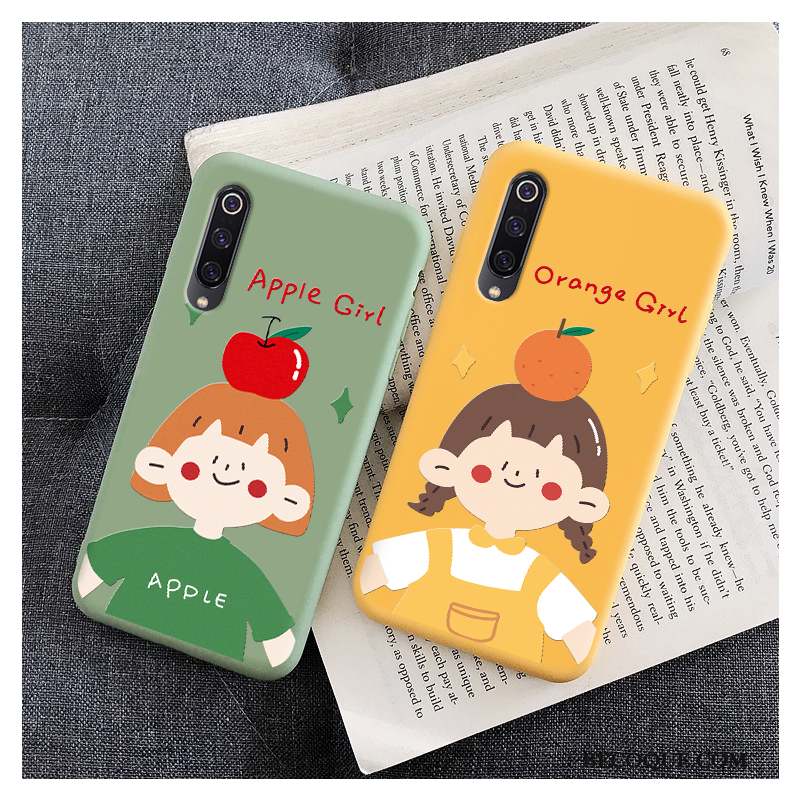 Mi 9 Lite Coque Silicone Jeunesse Dessin Animé Fruit Frais