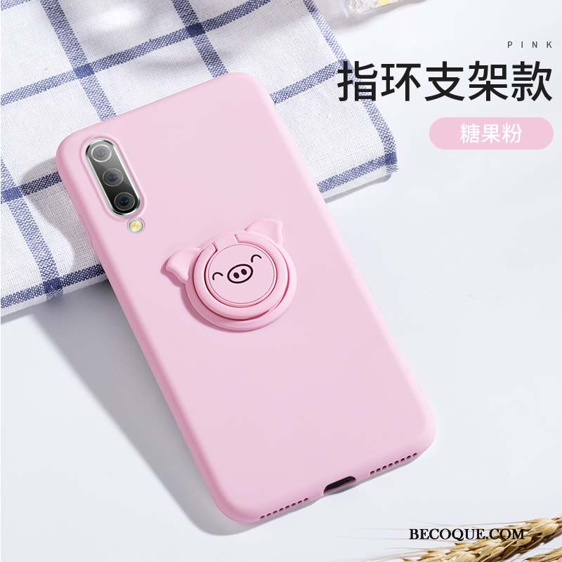 Mi 9 Se Coque Rose Tendance Magnétisme Fluide Doux Petit Mode