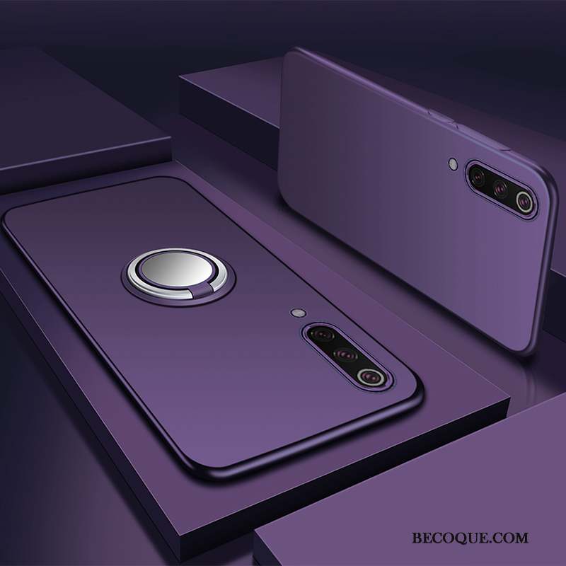 Mi 9 Se Coque Violet Silicone Tendance Personnalité Incassable Petit