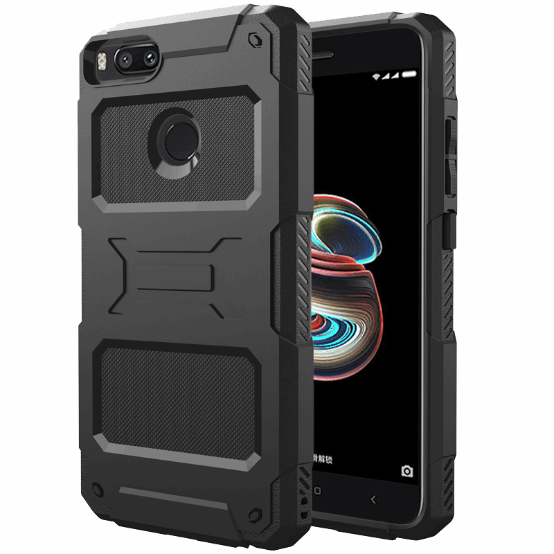 Mi A1 Coque Ours Tactique Petit Étui Silicone Outdoor