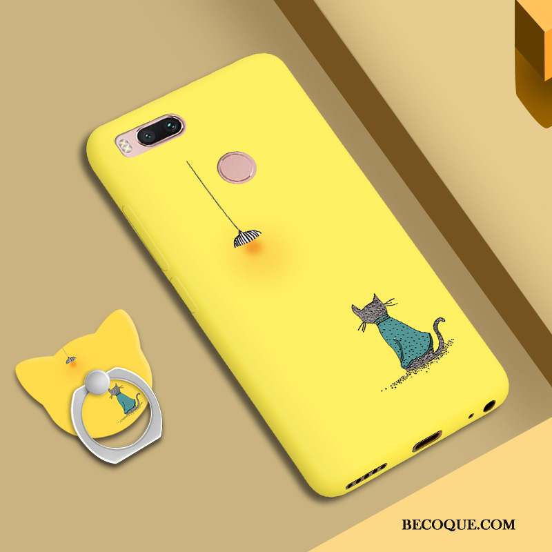 Mi A1 Tendance Petit Coque Nouveau Anneau De Téléphone