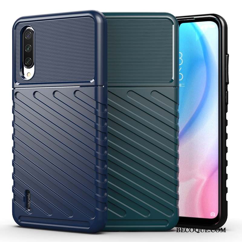 Mi A3 Coque De Téléphone Petit Silicone Protection Incassable Bleu