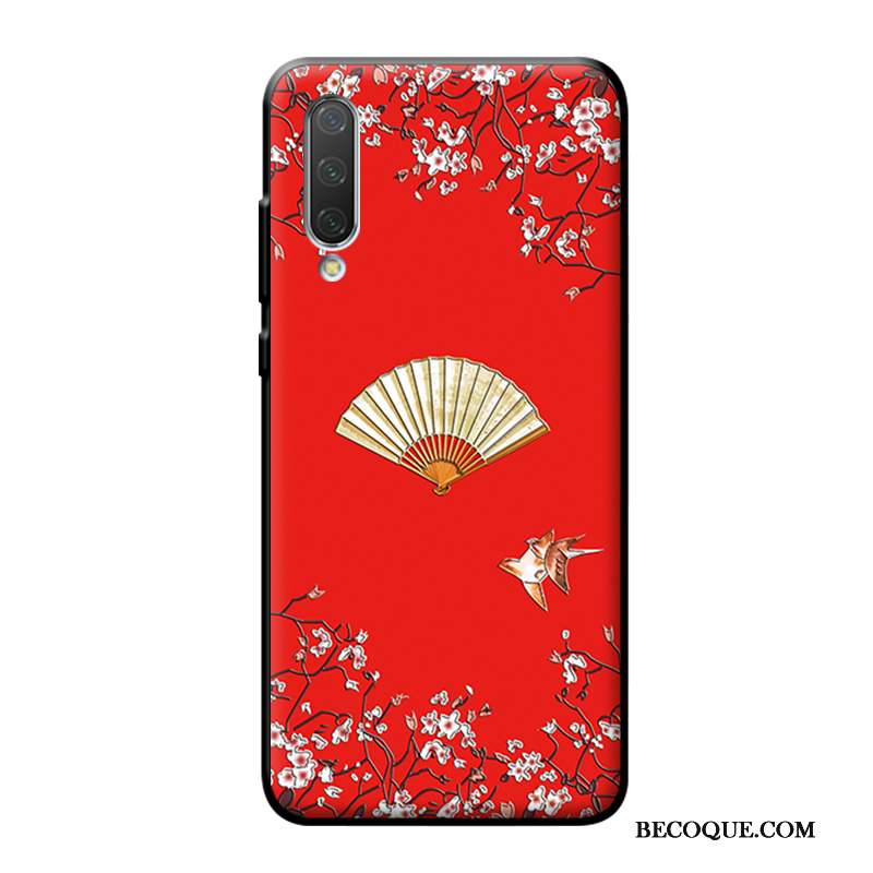 Mi A3 Coque Fluide Doux Tout Compris Petit Modèle Très Mince Gaufrage
