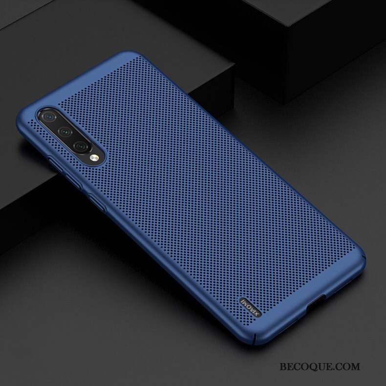 Mi A3 Coque Petit Modèle Protection Respirant Bleu Évasé