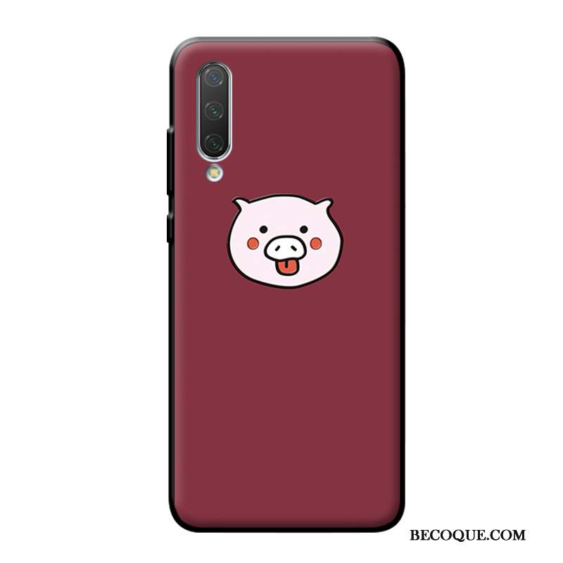 Mi A3 Coque Tout Compris Modèle Personnalité Créatif Amoureux Net Rouge