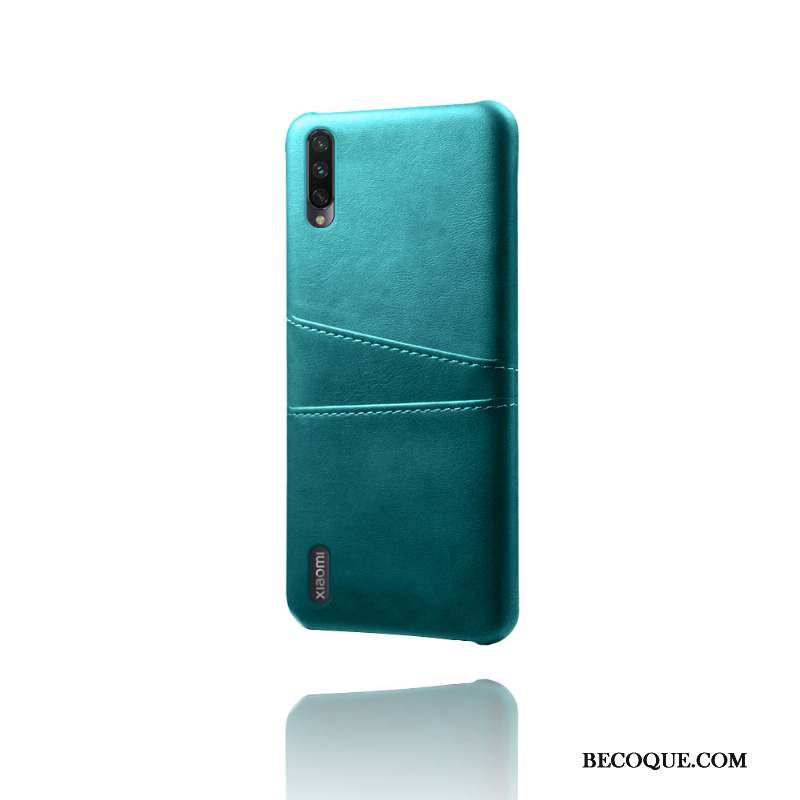 Mi A3 Personnalité Vert Coque De Téléphone Vintage Qualité Carte