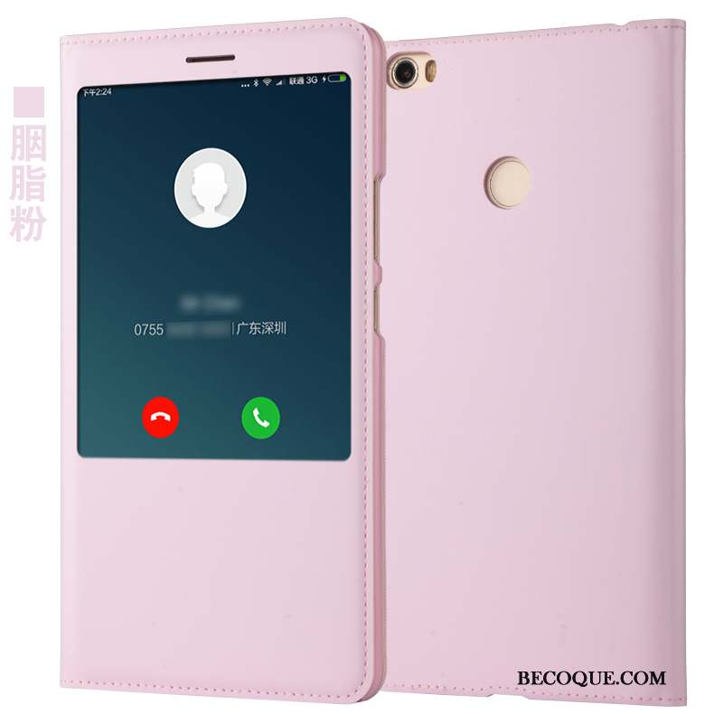 Mi Max 2 Coque Housse Protection Téléphone Portable Rouge Petit Étui