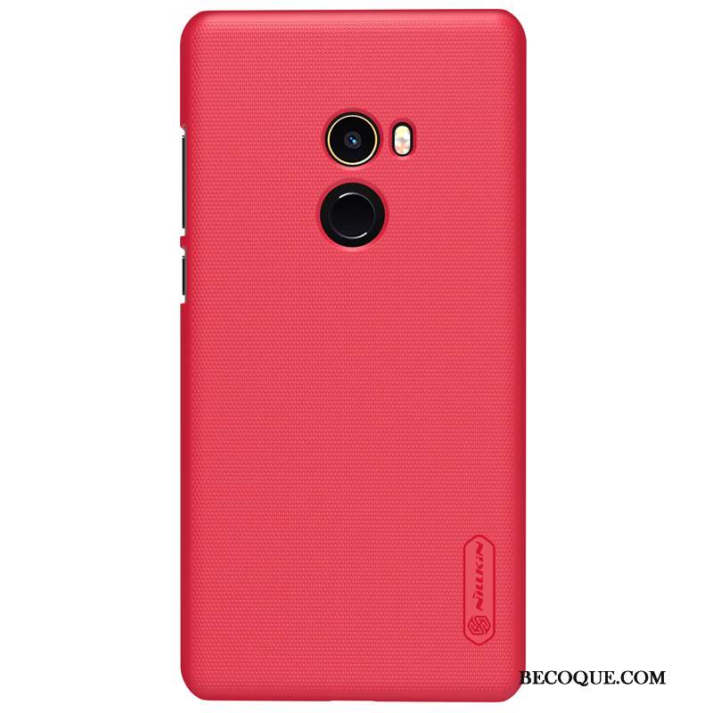 Mi Mix 2 Coque Difficile Protection Or Mince Étui Délavé En Daim