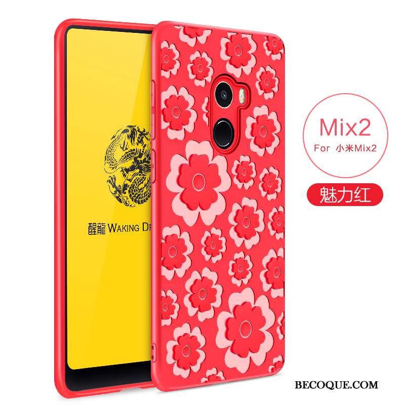 Mi Mix 2 Incassable Coque Petit Étui Silicone Protection