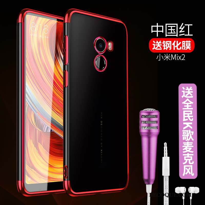 Mi Mix 2 Tout Compris Coque De Téléphone Protection Fluide Doux Transparent