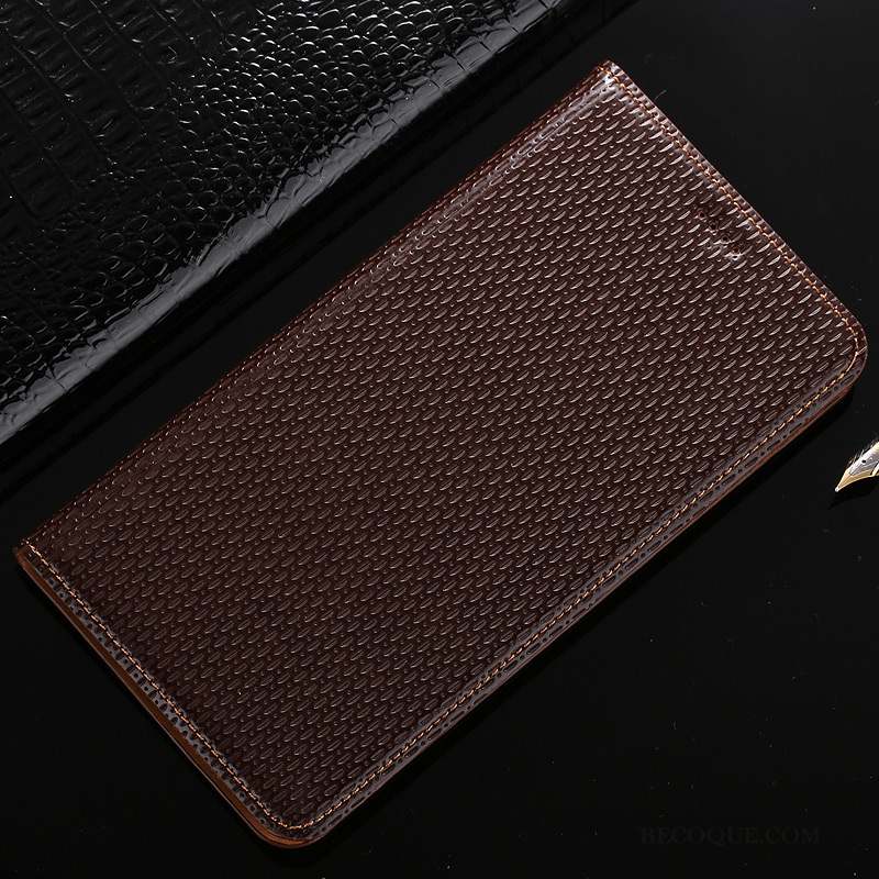 Mi Note 2 Coque Protection Étui En Cuir Petit Cuir Véritable Téléphone Portable Housse