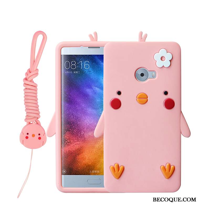 Mi Note 2 Dessin Animé Coque De Téléphone Protection Incassable Silicone Ornements Suspendus