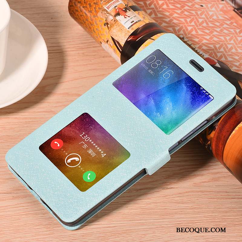 Mi Note 2 Étui Coque Tendance Clamshell Bleu Clair Petit