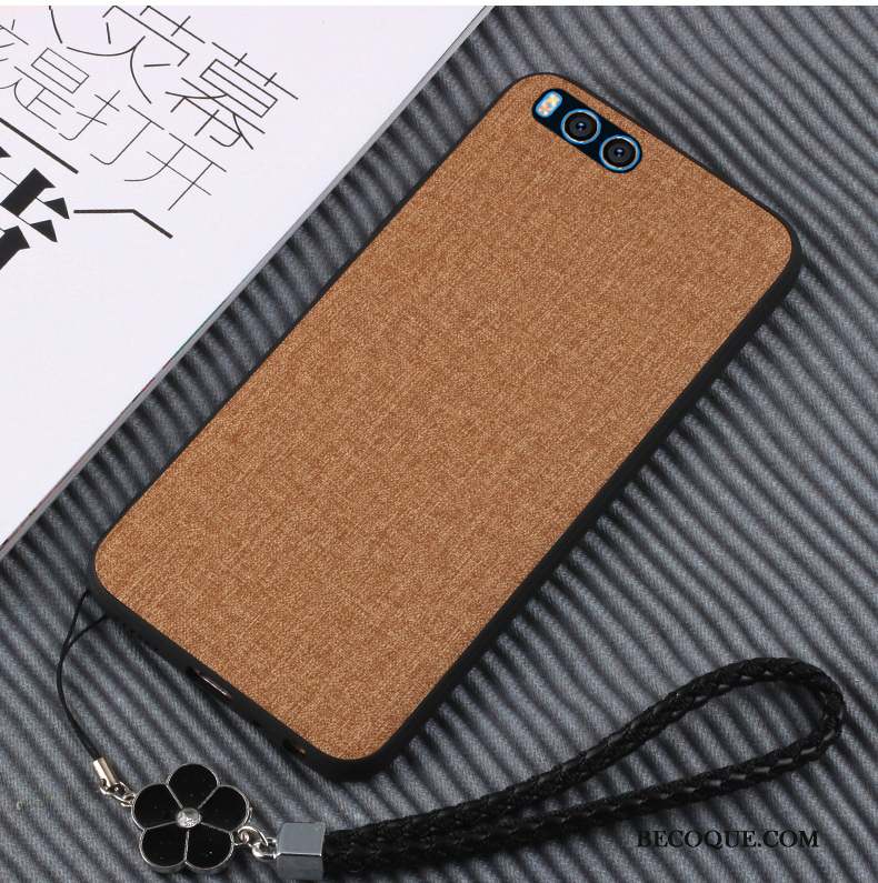 Mi Note 3 Protection Coque De Téléphone Téléphone Portable Cuir Incassable Kaki