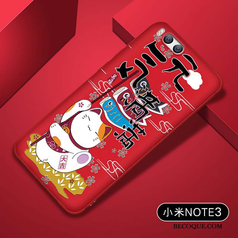 Mi Note 3 Tout Compris Protection Coque De Téléphone Créatif Silicone Incassable