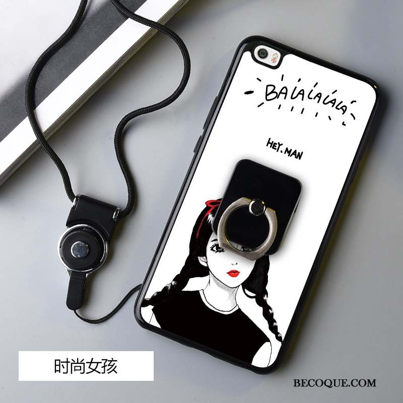 Mi Note Dessin Animé Silicone Blanc Tendance Incassable Coque De Téléphone