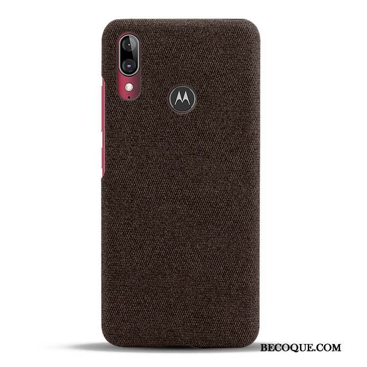 Moto E6 Plus Coque De Téléphone Modèle Fleurie Nouveau Personnalité Toile Légères