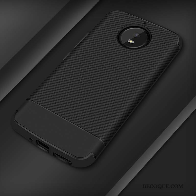 Moto G5s Coque Bleu Protection Personnalité Noir Étui Tout Compris