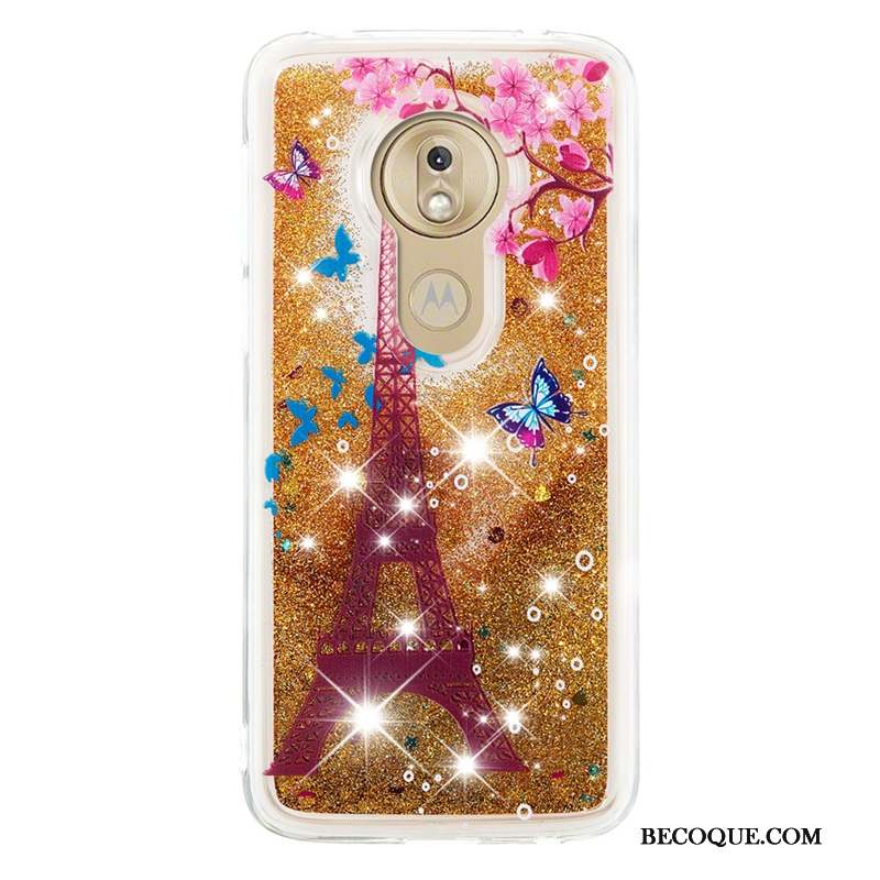 Moto G7 Play Coque Dessin Animé Incassable Tendance Créatif Tout Compris Ornements Suspendus