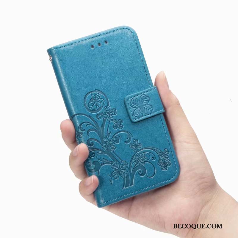 Moto G7 Plus Protection Incassable Bleu Coque De Téléphone Étui Tout Compris