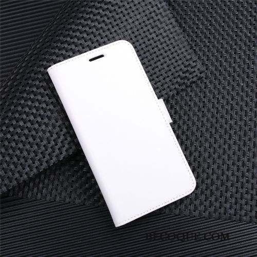 Moto G8 Power Coque De Téléphone Étui En Cuir Carte Blanc Housse Portefeuille