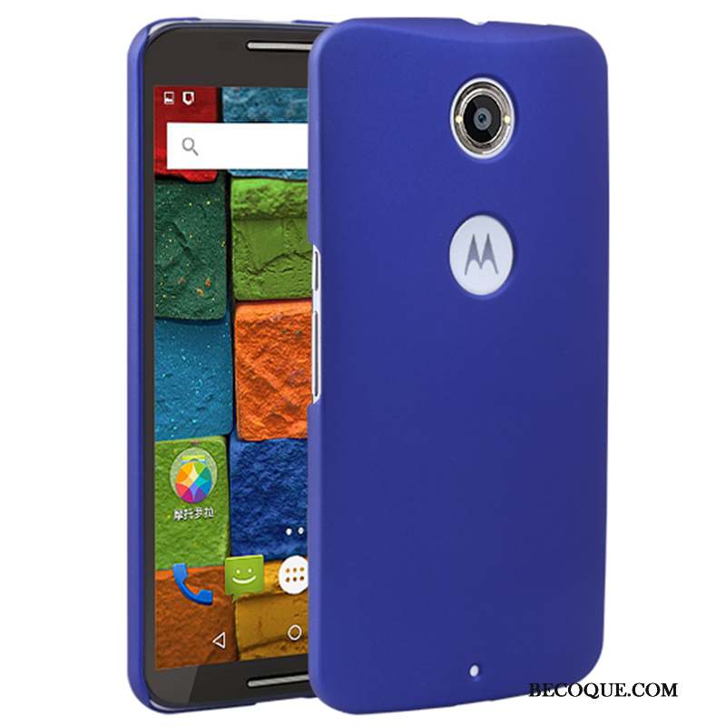 Moto Nexus 6 Incassable Téléphone Portable Coque Délavé En Daim Étui De Téléphone