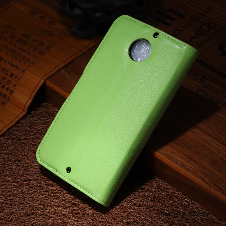 Moto X Téléphone Portable Étui En Cuir Vert Protection Coque De Téléphone
