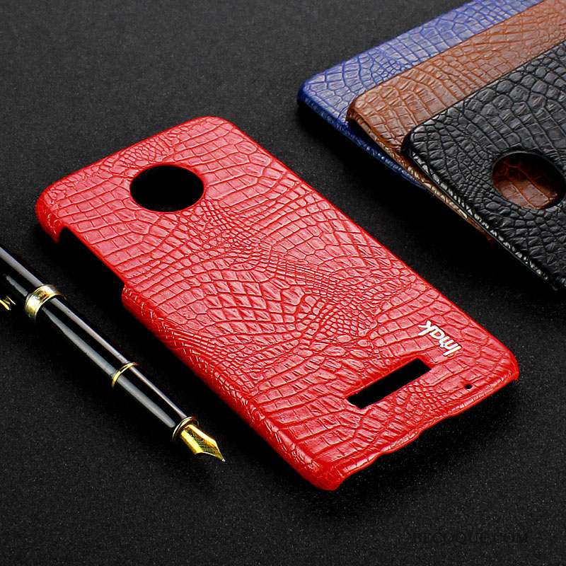 Moto Z Play Coque Couvercle Arrière Téléphone Portable Protection Étui Rouge