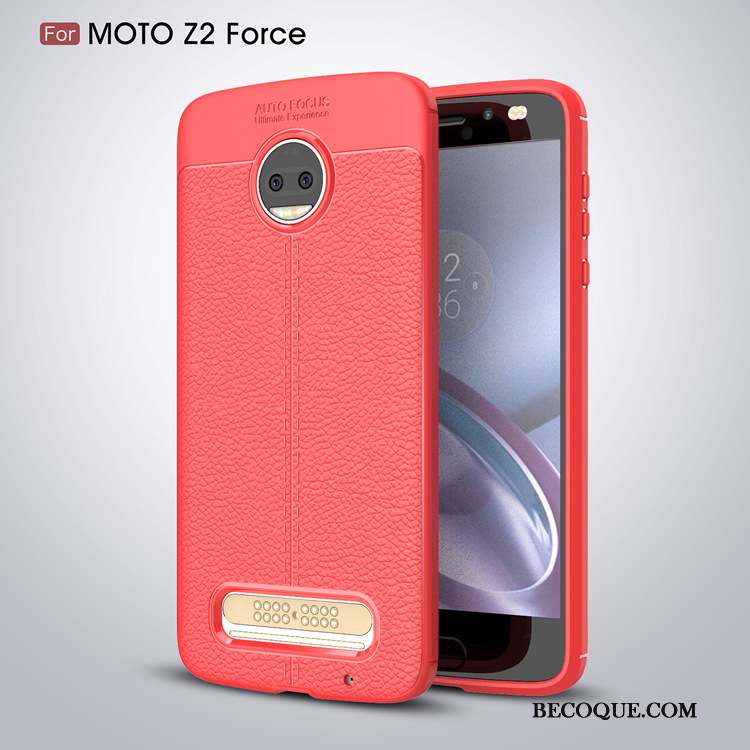 Moto Z2 Force Edition Coque De Téléphone Fluide Doux Incassable Silicone Étui Tout Compris