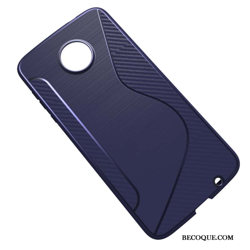 Moto Z2 Force Edition Tout Compris Bleu Coque Fluide Doux De Téléphone Incassable