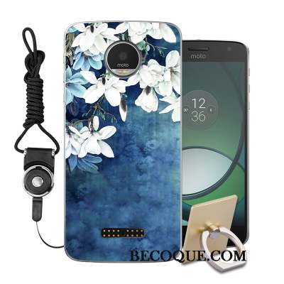 Moto Z2 Play Protection Bleu Étui Coque De Téléphone