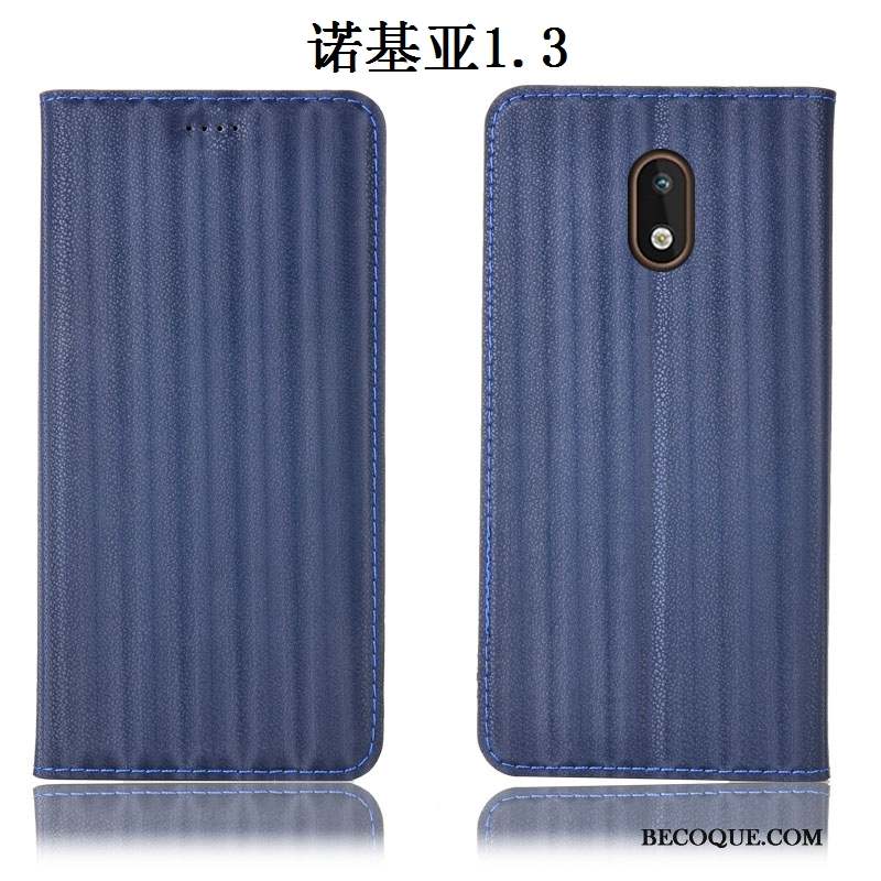 Nokia 1.3 Housse Tout Compris Coque De Téléphone Bleu Incassable Étui