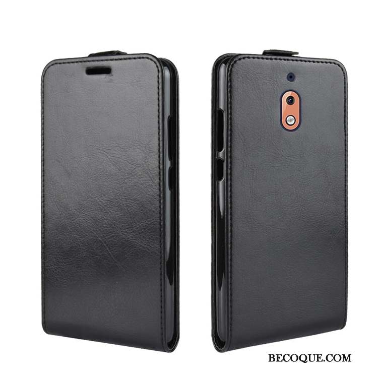 Nokia 2.1 Téléphone Portable Étui En Cuir Coque De Téléphone Tout Compris Noir Modèle Fleurie