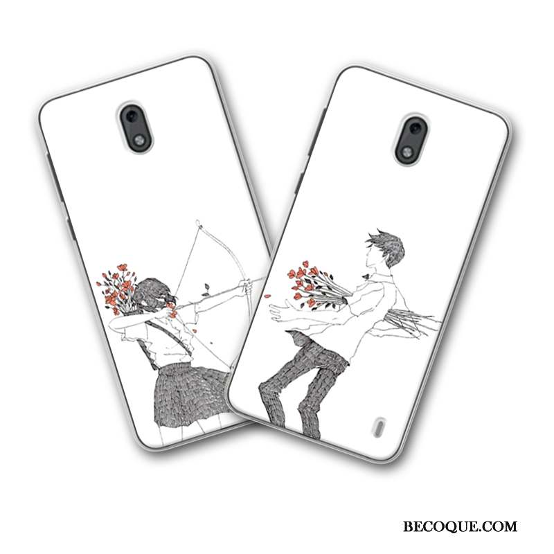 Nokia 2 Petit Coque Tout Compris Frais Protection Blanc