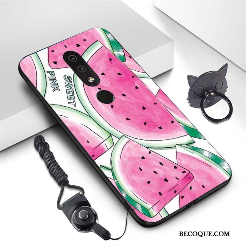 Nokia 4.2 Coque De Téléphone Tout Compris Silicone Rose Incassable Vent