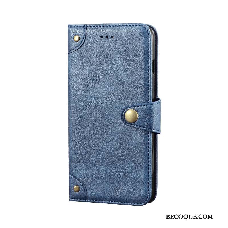 Nokia 5.3 Bleu Portefeuille Étui En Cuir Coque Protection Téléphone Portable