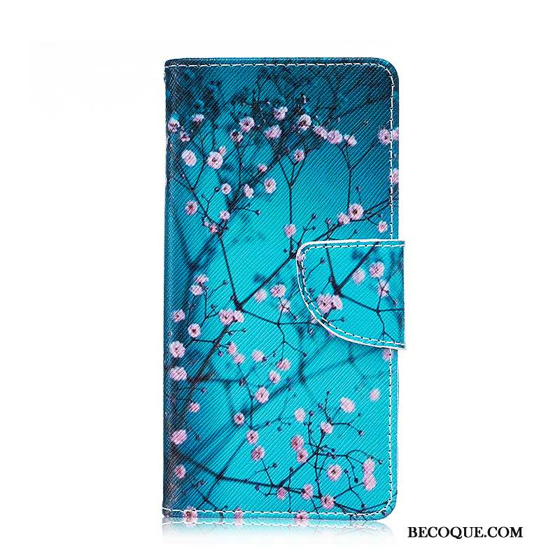 Nokia 5 Housse Étui Coque De Téléphone Étui En Cuir Bleu Protection