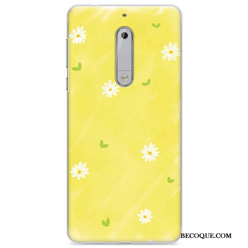 Nokia 5 Peinture Protection Silicone Coque Créatif Fluide Doux