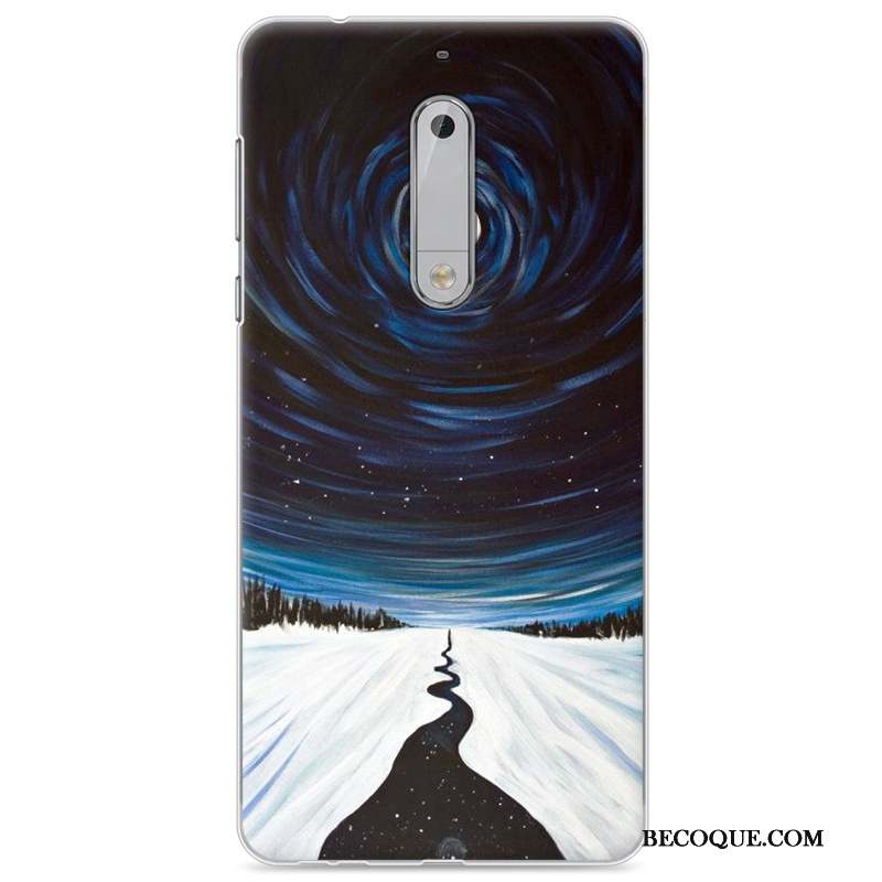 Nokia 5 Tendance Dessin Animé Peinture Charmant Coque De Téléphone Étui