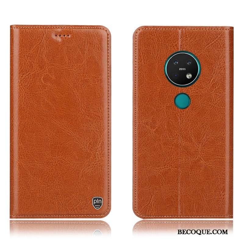 Nokia 6.2 Incassable Coque De Téléphone Protection Marron Étui Housse