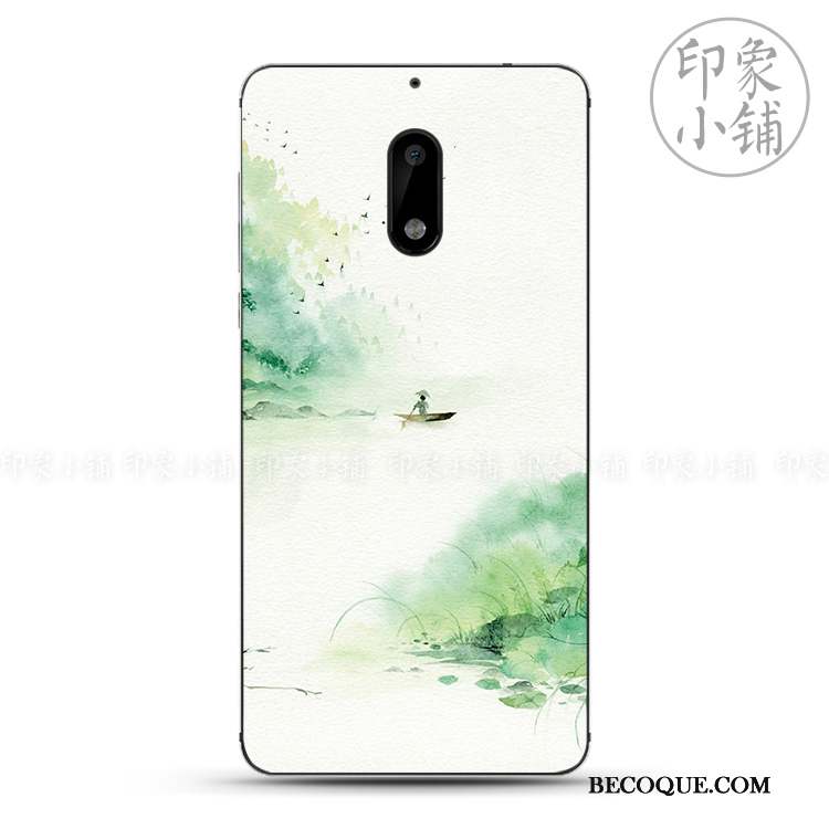 Nokia 6 Coque Incassable Très Mince Frais Fluide Doux Tout Compris Protection