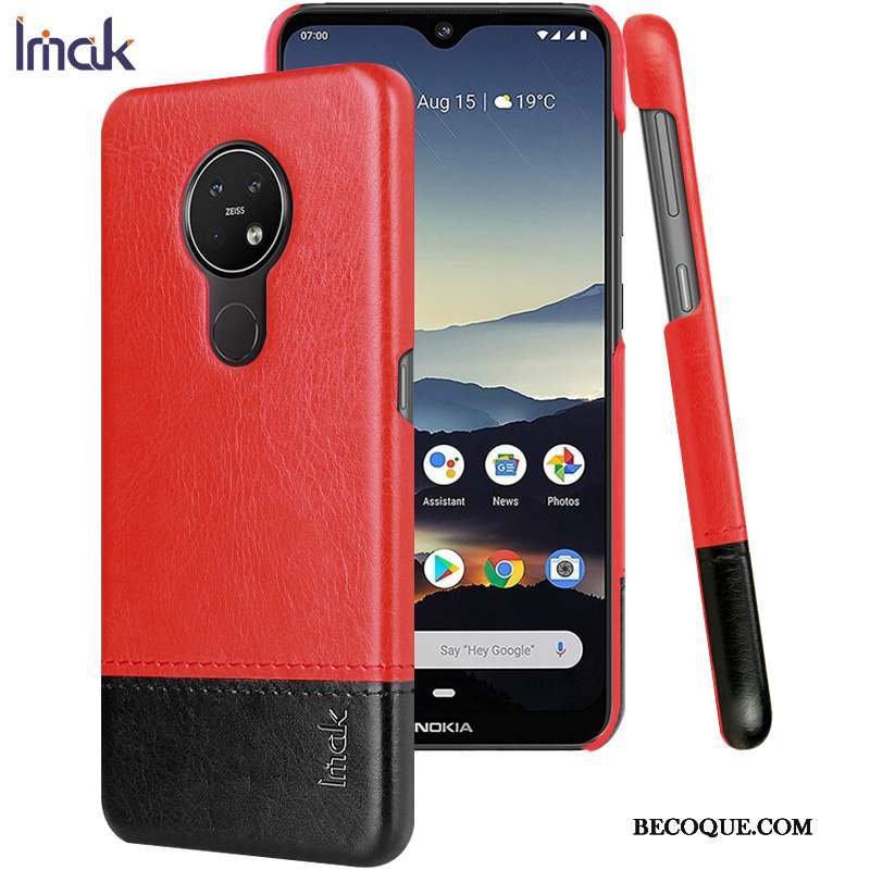 Nokia 7.2 Protection Étui Nouveau Incassable Coque Rouge