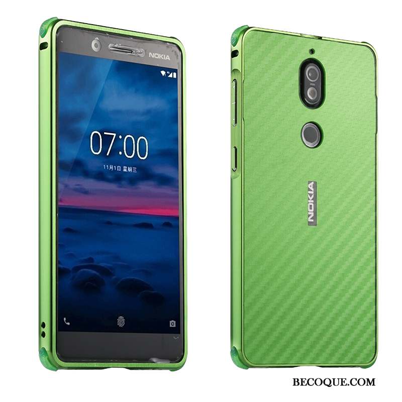 Nokia 7 Tendance Coque De Téléphone Créatif Protection Incassable Vert