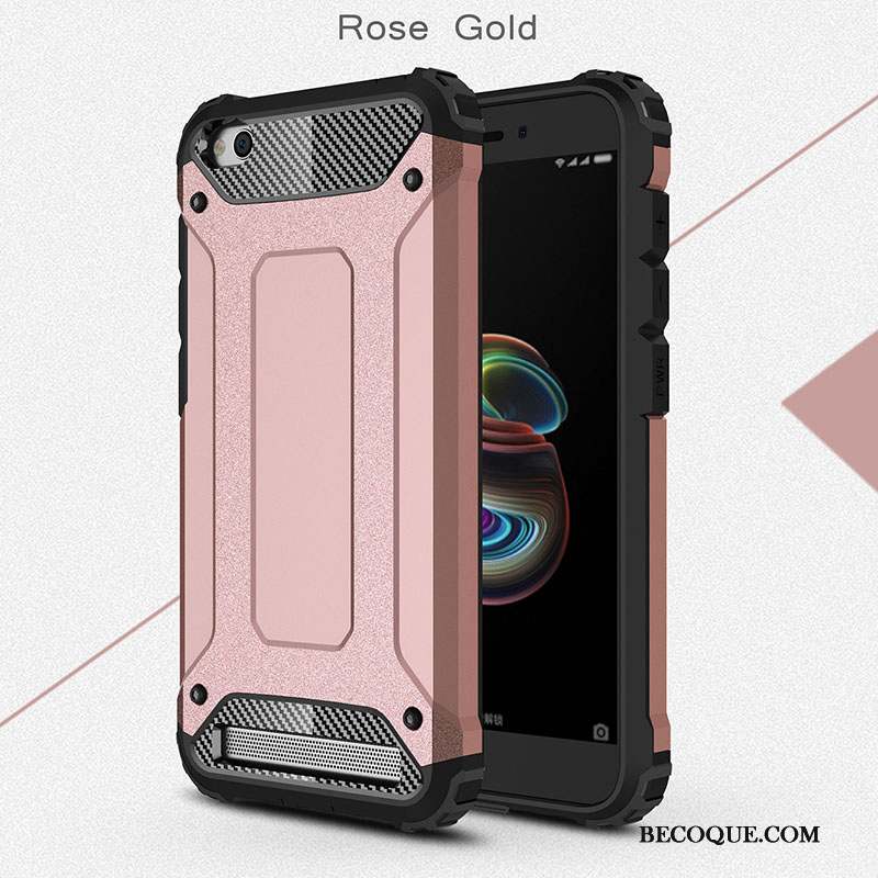 Redmi 5a Coque De Téléphone Petit Étui Rose Incassable Rouge