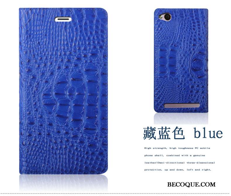 Redmi 5a Coque De Téléphone Silicone Bleu Étui Protection Rouge