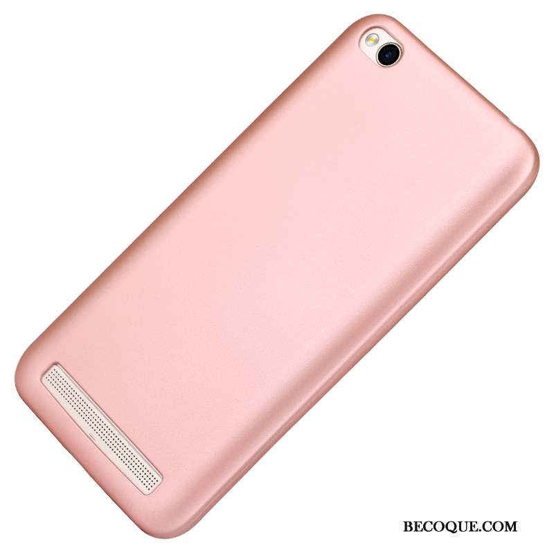 Redmi 5a Coque Rose Mince Tendance Fluide Doux Rouge Silicone