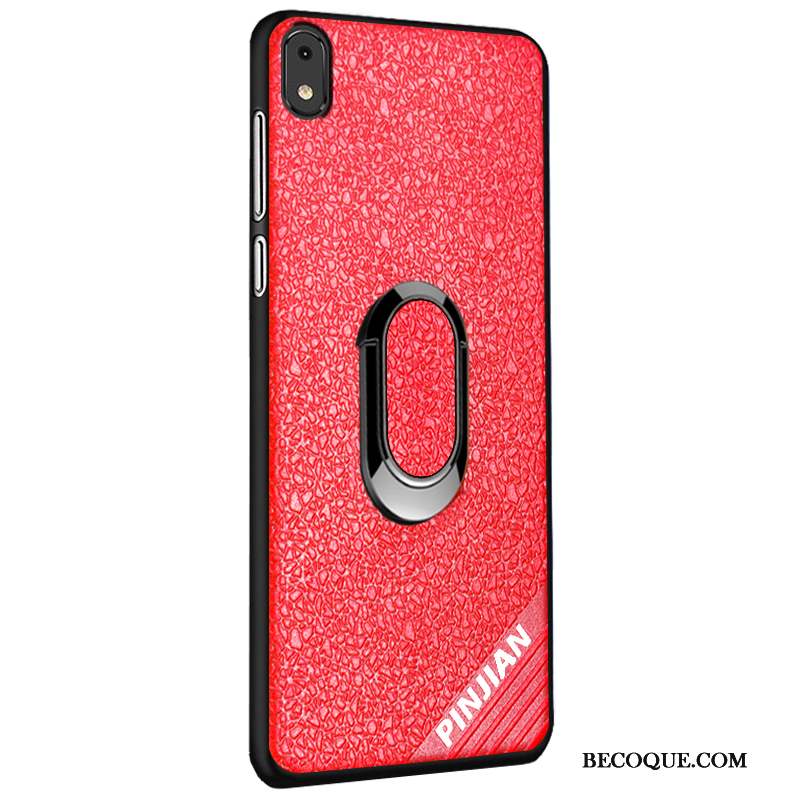 Redmi 7a Coque Petit Délavé En Daim Protection Antidérapant Similicuir Modèle Fleurie