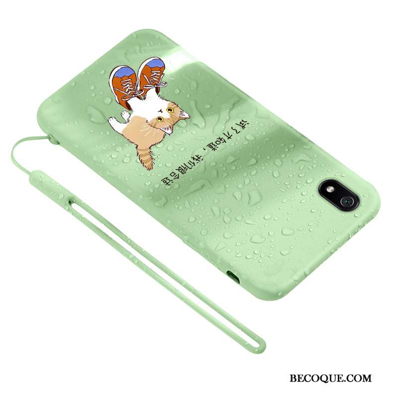 Redmi 7a Incassable Coque De Téléphone Membrane Petit Tempérer Vert