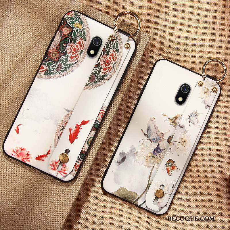 Redmi 8a Incassable Coque Rouge Petit Style Chinois Fluide Doux